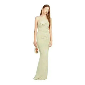 New Katie May Los Angeles Surreal Gown in Sage, Size Small